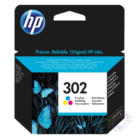 HP 302 | Originele Cyaan/Magenta/Geel Inktcartridge | 1 Stuk