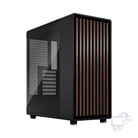 Fractal Design North TG Clear Charcoal | Midi Tower Case | Zwart