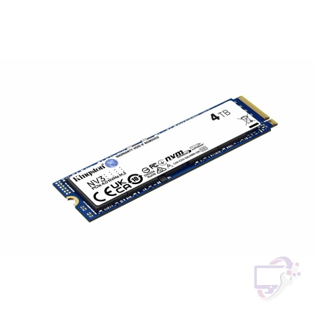 Kingston NV3 | 4TB NVMe SSD | M.2 | Gen4 | 6.000MB/s Lezen | 5.000MB/s Schrijven