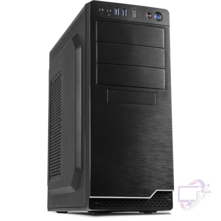 Inter-Tech IT-5916 | Midi Tower Case | 500 Watt Voeding | Zwart | Open Box
