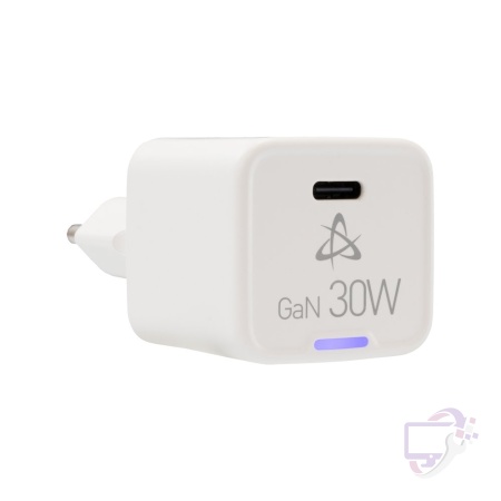 SBOX USB Oplader HC-30 | 30W GaN | USB Type-C | Wit