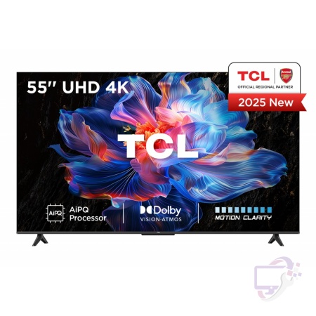 TCL 55V6C | 55" 4K Ultra HD DLED Smart TV | Google TV | Dolby Vision | 60Hz (2025)