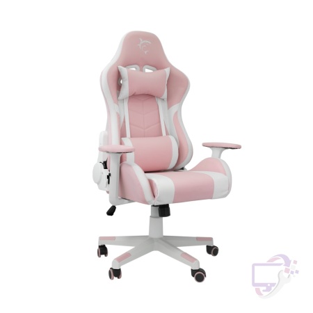 White Shark Roxy | Roze Gamingstoel met Verstelbare Rugleuning | Belastbaar tot 120 kg