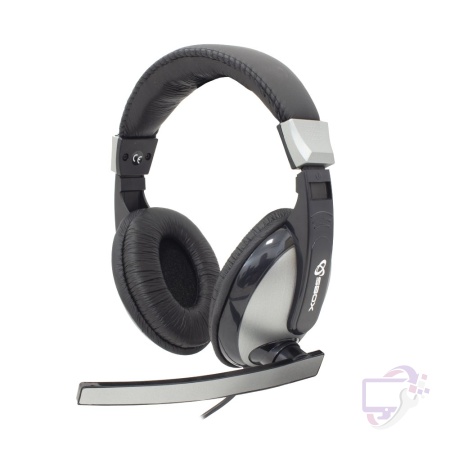 SBOX HS-302 | On-Ear Gaming Headset 3,5mm Connector | Zwart/Grijs