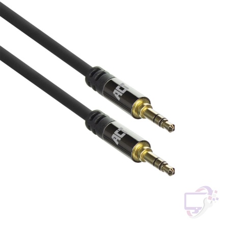 ACT AC3612 | 3.5mm Audiokabel | 5 Meter | Stereo Jack naar Jack | Zwart