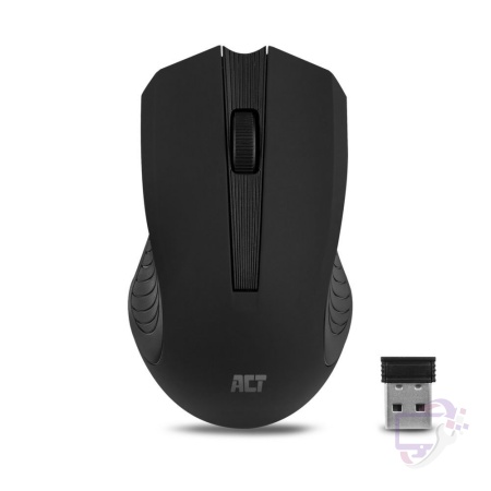 ACT AC5105 | Draadloze Muis | Links- en Rechtshandig | RF | 1600 DPI | Zwart