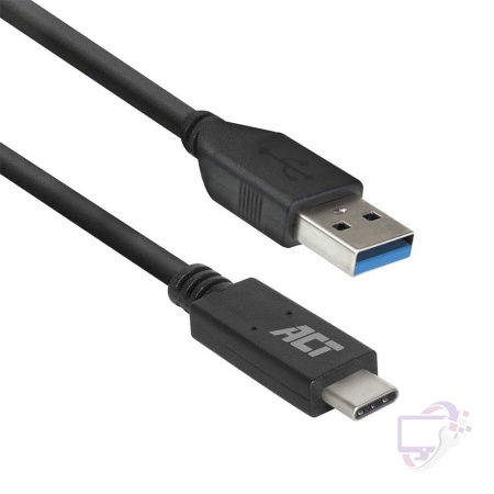ACT AC7416 | USB 3.2 Gen 1 | USB-C naar USB-A | 1m | Zwart