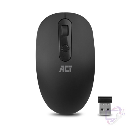 ACT AC5110 | Draadloze Muis | Links- en Rechtshandig | RF | 1200 DPI | Zwart