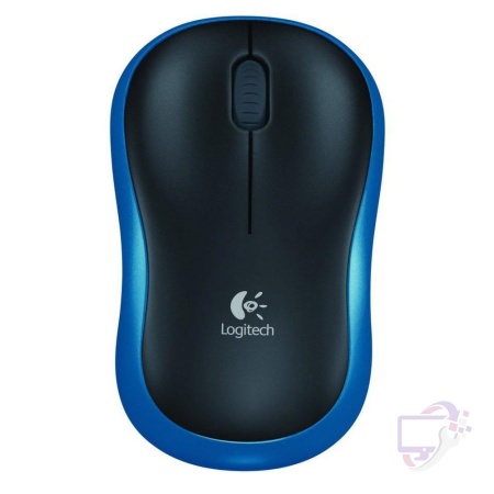 Logitech M185 | Draadloze Muis | Links- en Rechtshandig | RF | 1000 DPI | Zwart/Blauw