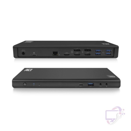 ACT AC7048 | Docking Station & Poortreplicator | USB-C 3.2 Gen 1 | Zwart