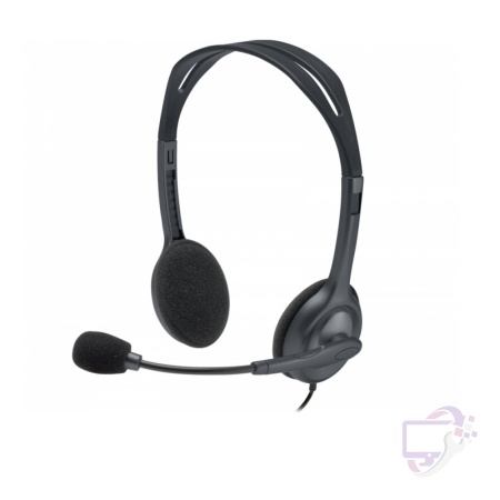 Logitech H111 | On-Ear Bedrade 3,5mm Koptelefoon met Microfoon | Grijs