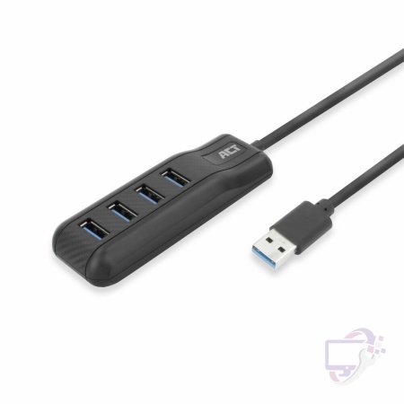 ACT AC6320 | USB 3.2 Gen 1 Interface Hub | Type-A | 5 Gbps | Zwart