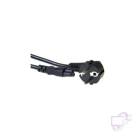 ACT Stroomkabel | CEE7/7 Male (Haaks) naar C5 | 2.00 m | Zwart | 230V | 2.5A