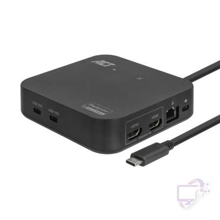 ACT AC7150 | Docking Station | USB-C | Zwart