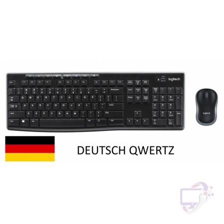 QWERTZ | Logitech MK270 | Draadloze Muis en Toetsenbordcombo | QWERTZ