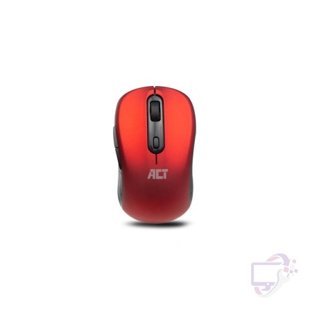 ACT AC5135 | Draadloze Muis | Links- en Rechtshandig | RF | 1600 DPI | Rood/Zwart