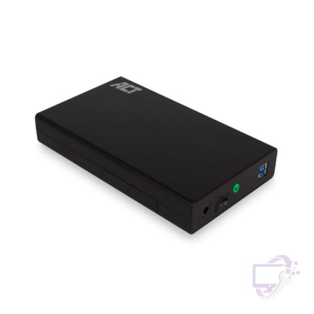 ACT AC1405 | 3,5" SATA HDD Behuizing | USB 3.2 Gen1 (5 Gbps) | Schroefloos Design