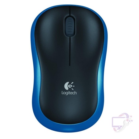 Logitech M185 | Draadloze Muis | Links- en Rechtshandig | RF | 1000 DPI | Zwart/Blauw