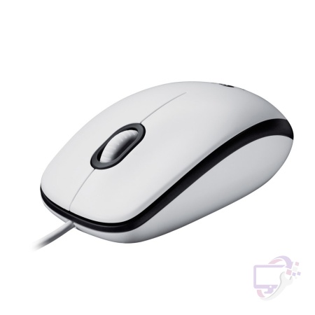 Logitech M100 | Bekabelde Muis | Links- en Rechtshandig | USB-A | 1000 DPI | Wit
