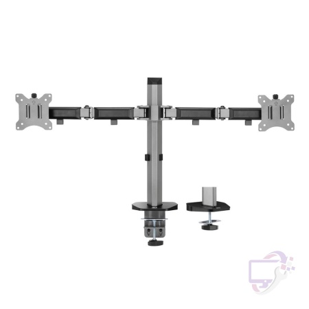 ACT AC8336 | Verstelbare Monitor-bureaubeugel | Tot 32" | Max 9kg | VESA 100x100 | 2 Monitoren