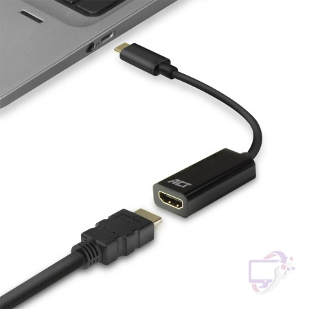 ACT AC7305 | USB-C naar HDMI Adapter | 0,15 m | Zwart