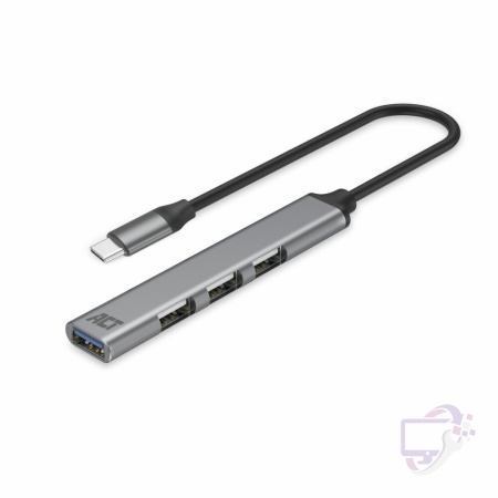 ACT AC6425 | USB 3.2 Gen 1 Interface Hub | Type-C | 5 Gbps | Grijs