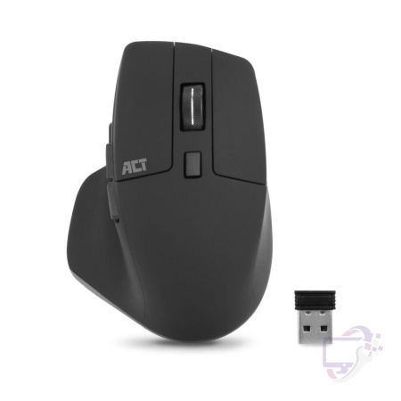 ACT AC5146 | Draadloze Muis | Rechtshandig | RF + Bluetooth | 2400 DPI | Zwart