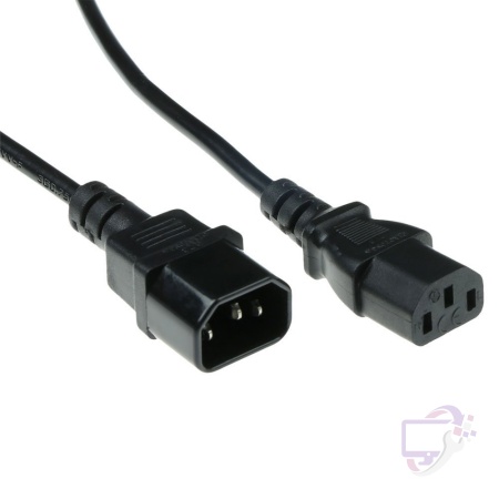 ACT AK5032 | 5 m Stroomkabel | C13 naar C14 | Zwart | 230V / 10A