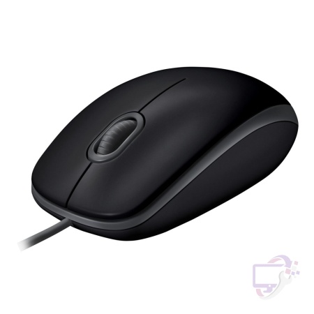 Logitech B110 Silent | Bekabelde Muis | Links- en Rechtshandig | USB-A | 800 DPI | Zwart