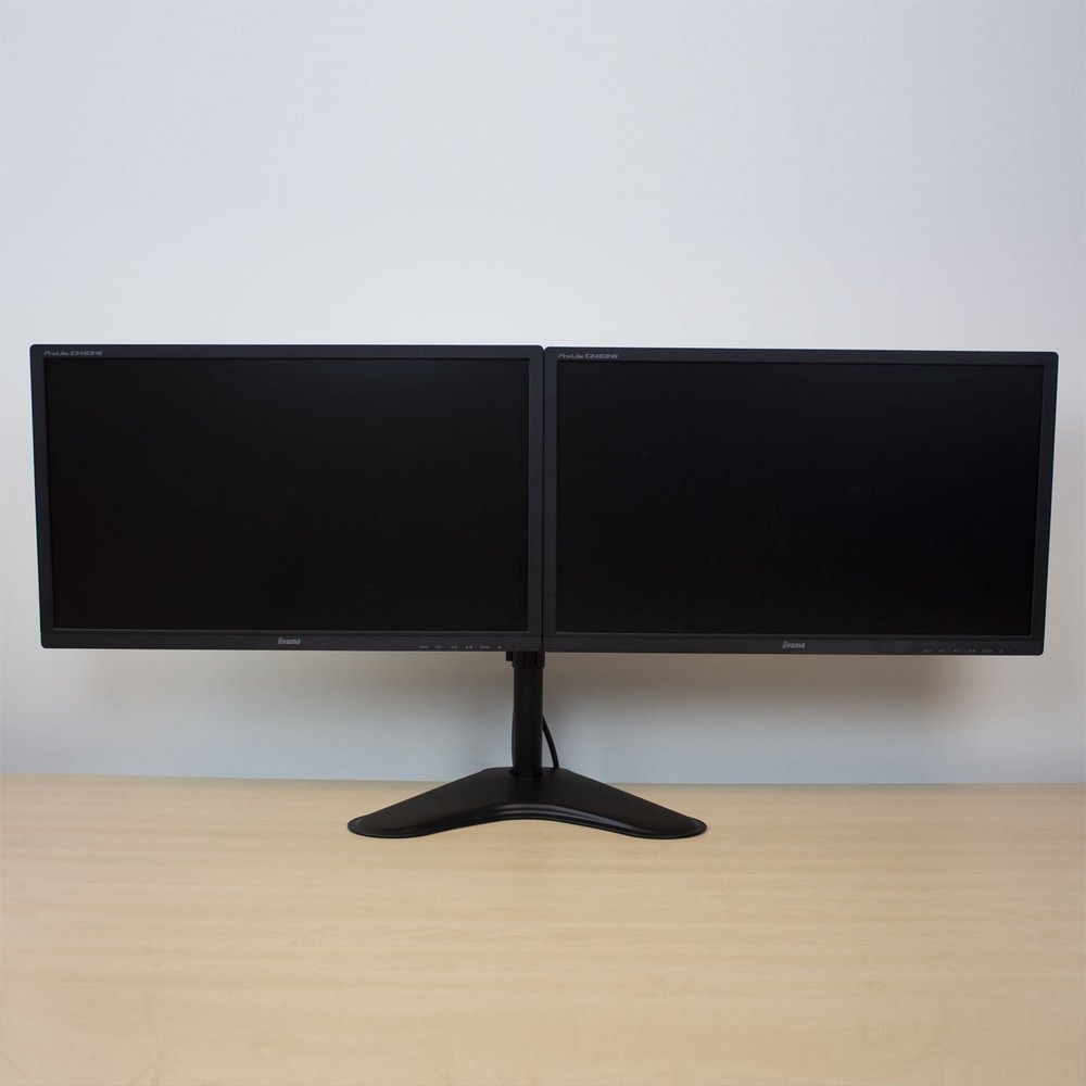 ACT AC8320 | Verstelbare Monitor-bureausteun | Tot 32" | Max 8kg | VESA 100x100 | 2 Monitoren - 4