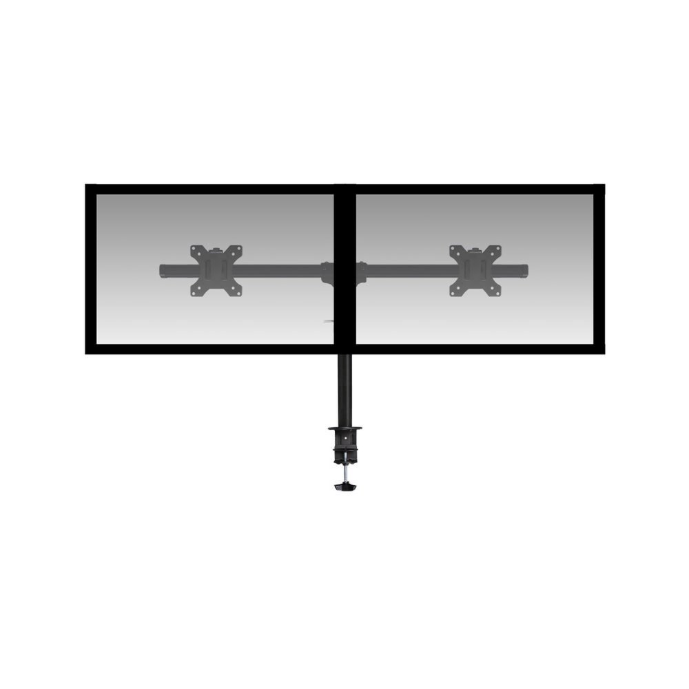 ACT AC8315 | In Hoogte Verstelbare Monitor-bureaubeugel | Tot 27" | Max 7kg | VESA 100x100 | 2 Monitoren - 2