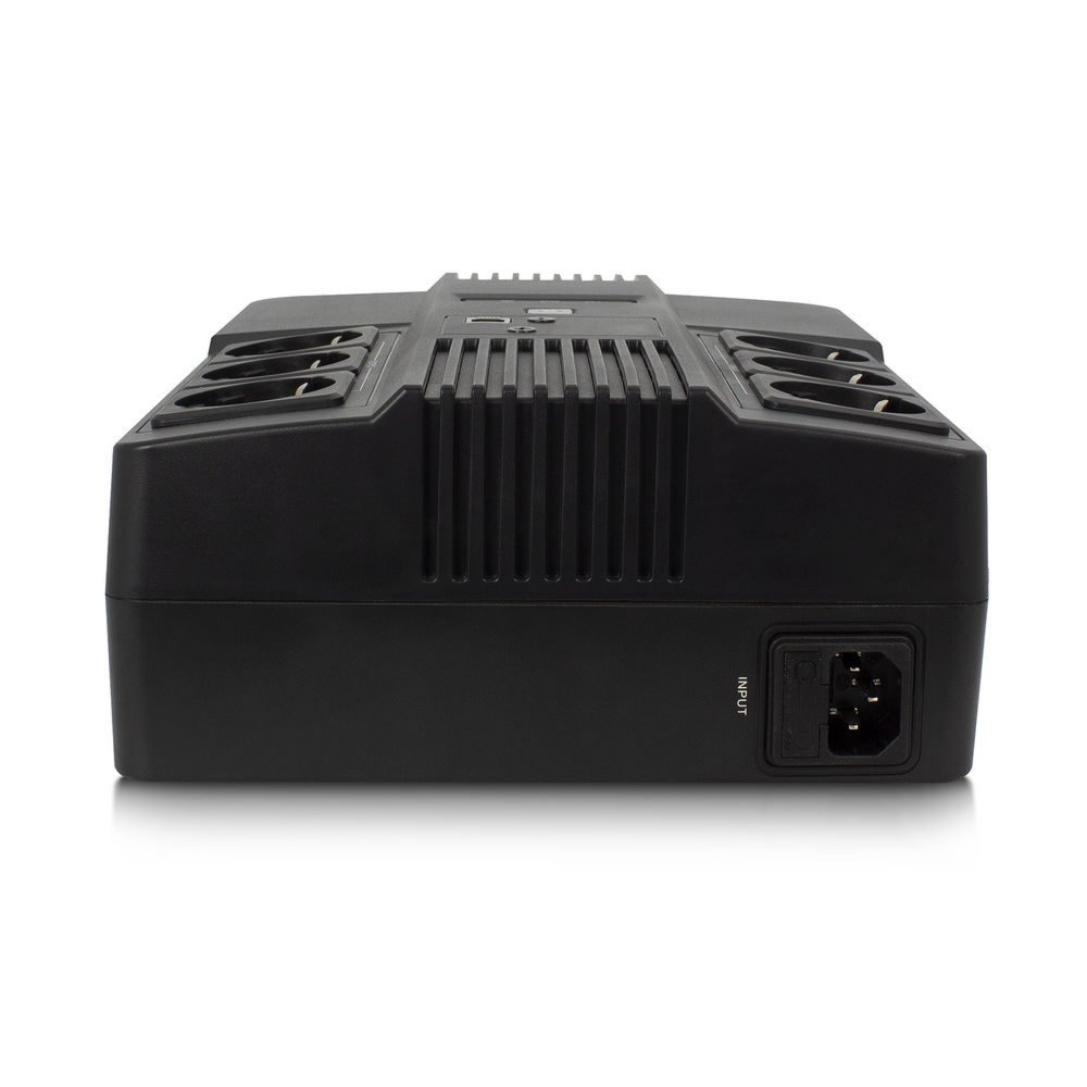 ACT AC2300 Line-Interactive UPS | 600 VA | 6 Stopcontacten (3 op Accu) | AVR Spanningstabilisatie | Netspanningsbeveiliging - 4
