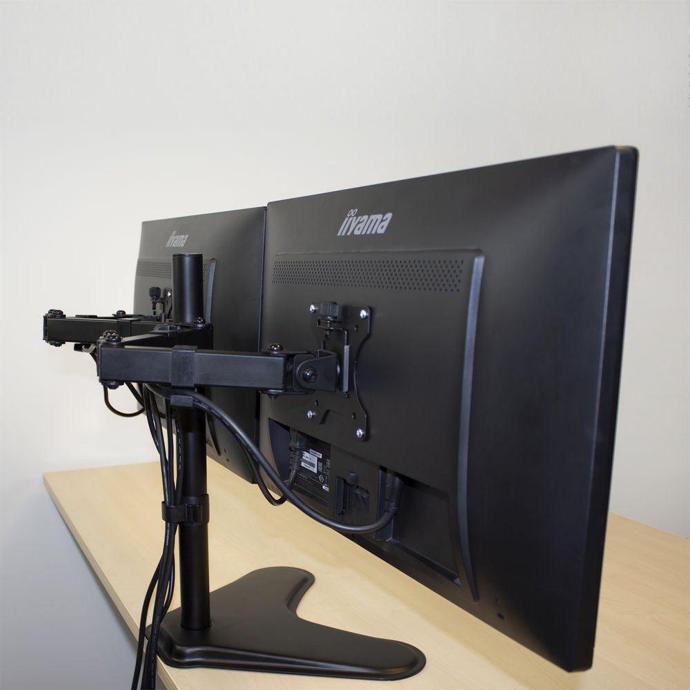 ACT AC8320 | Verstelbare Monitor-bureausteun | Tot 32" | Max 8kg | VESA 100x100 | 2 Monitoren - 5
