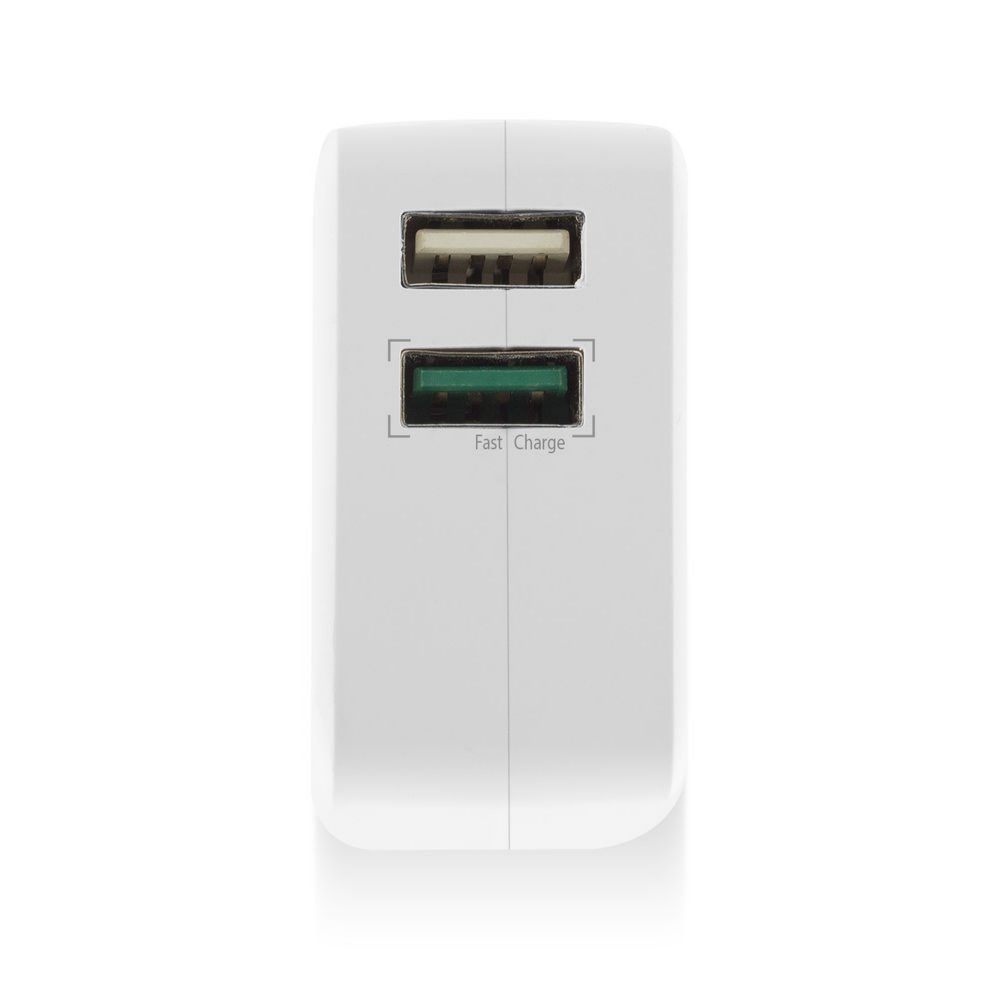 ACT AC2125 | Fast Charge Dual USB-A Oplader 30W | Wit - 3