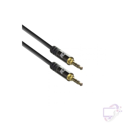 ACT AC3610 | 3.5mm Audiokabel | 1,5 Meter | Stereo Jack naar Jack | Zwart