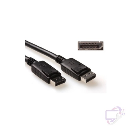 ACT AK3980 | DisplayPort Kabel | 2,0m | Zwart | Power Pin 20 Niet Aangesloten