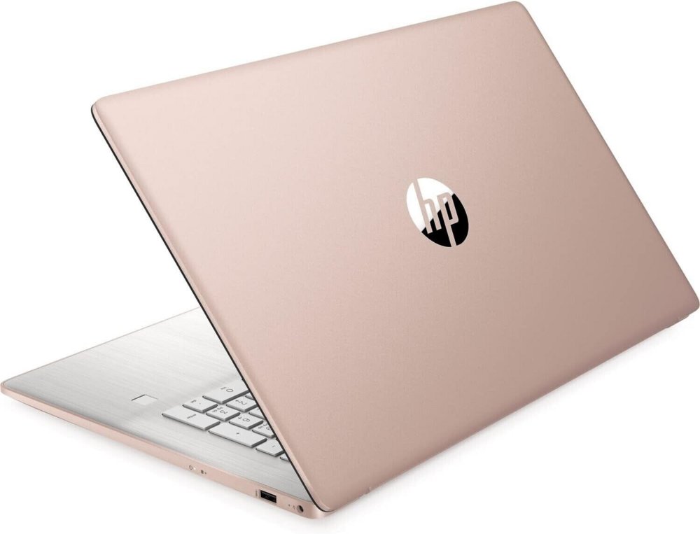 HP 17T | 17.3" HD+ Touchscreen (1600x900) | Intel Core i7-1355U | 8GB RAM | 512GB SSD | Windows 11 Home | Pale Rose - 1