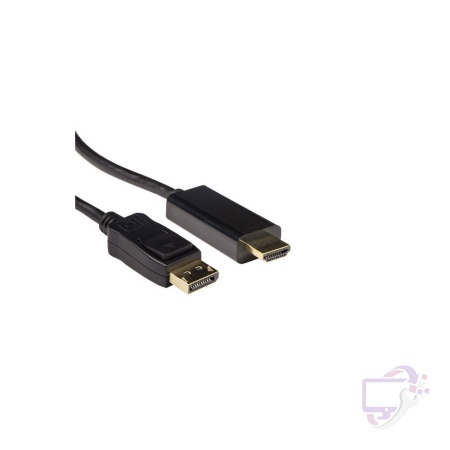 ACT AK3991 | DisplayPort naar HDMI Kabel | 3 m | Zwart