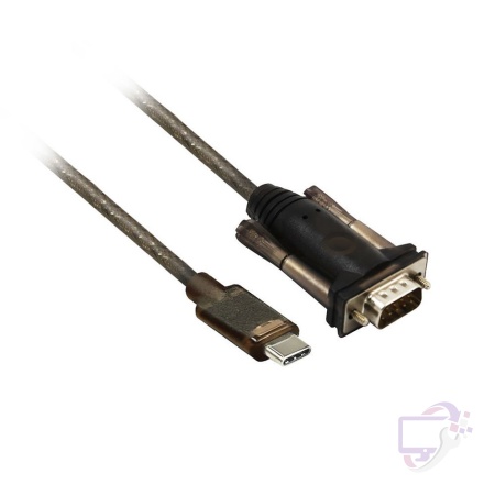 ACT AC6002 | Seriële Kabel | USB-C naar DB-9 | 1,5 m | Zwart