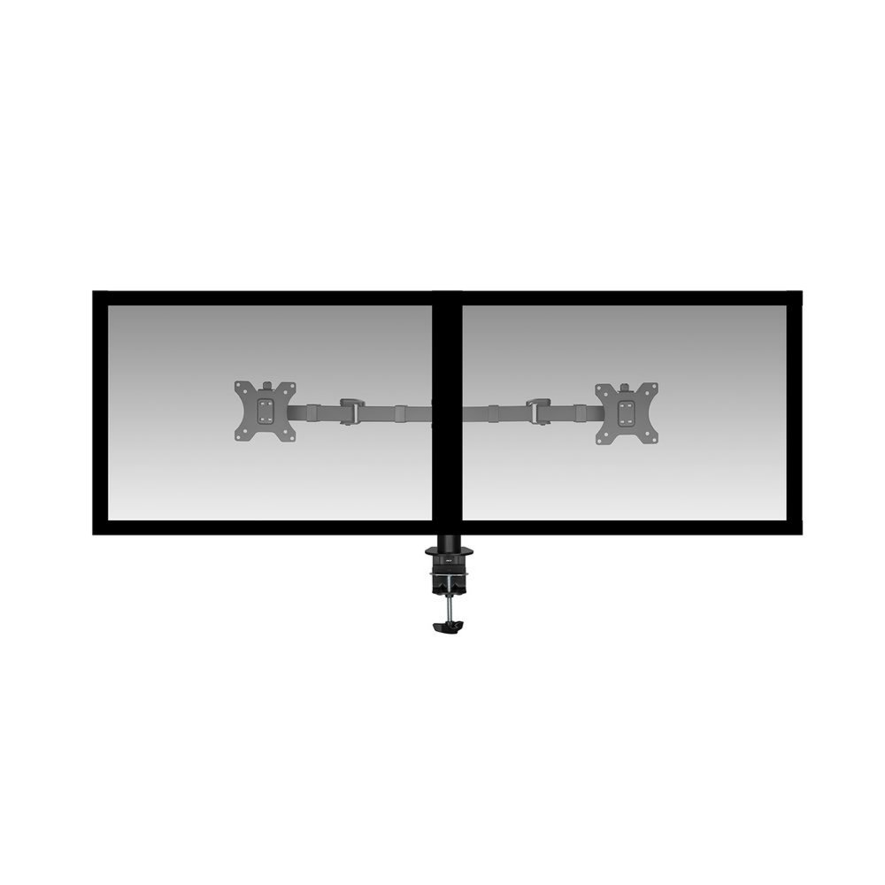 ACT AC8326 | Verstelbare Monitor-bureaubeugel | Tot 32" | Max 12kg | VESA 100x100 | 2 Monitoren - 2