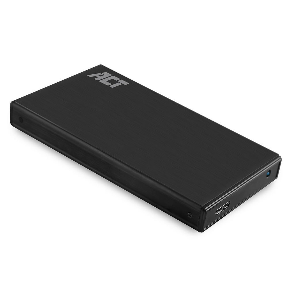 ACT AC1200 | USB 3.0 2.5" HDD/SSD Behuizing | Zwart | Opslagstations - 0